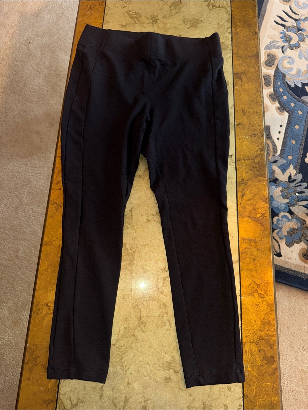 LOFT Petite Black High-Waisted Leggings - Women’s Size MP